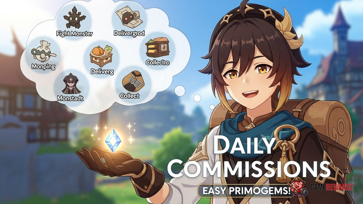 Genshin Impact: Daily Commissions – Easy Primogems!